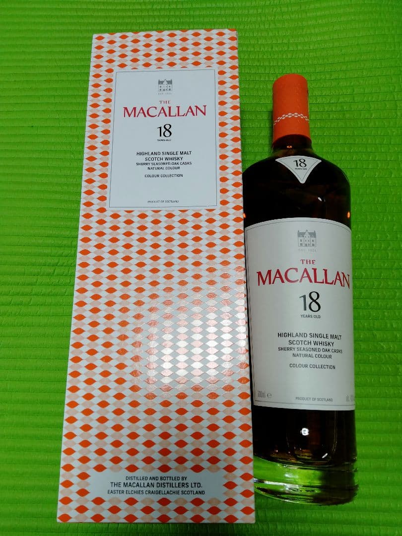 日本未発売！！マッカランカラーコレクション18年