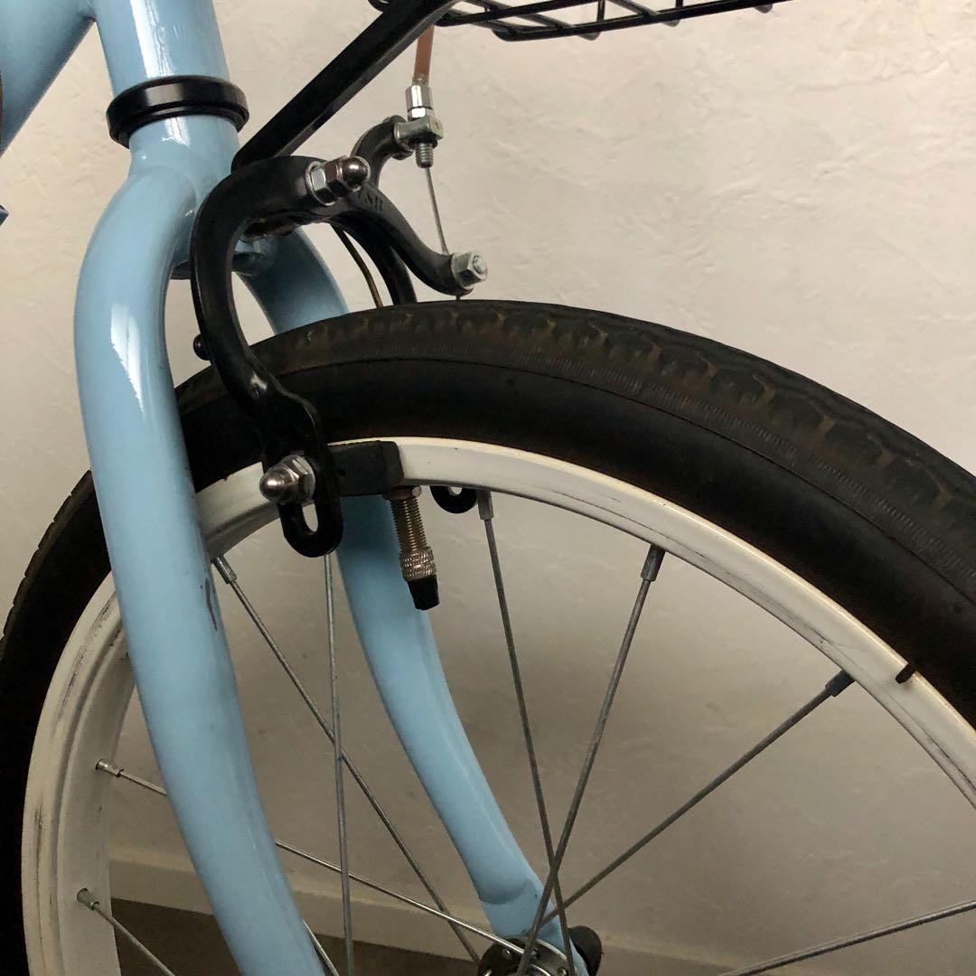 【匿名配送】ケッターサイクル　People キッズ自転車18インチ　ライトブルー