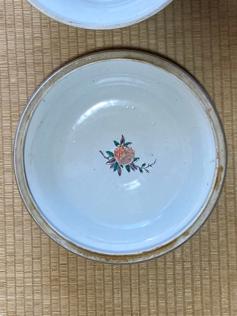 ♦古伊万里 染付 金襴手 獅子 宝尽くし紋様 蓋付き鉢 江戸時代後期 骨董品