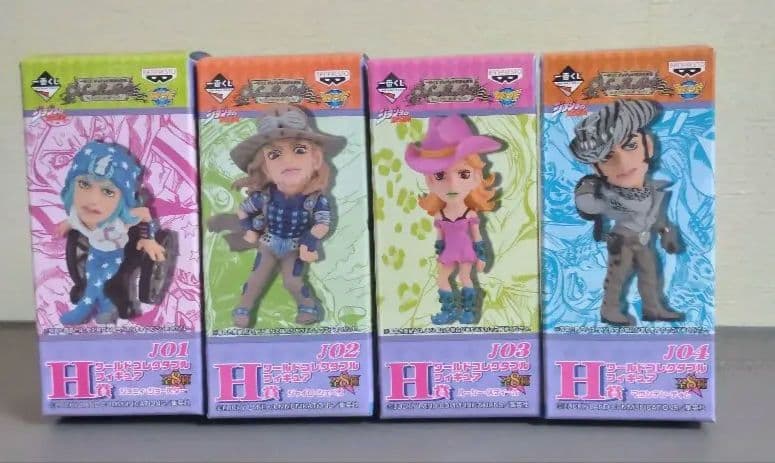 未開封【一番くじ ジョジョ 第７部 Ｈ賞　ワーコレ ８種セット WCF 】