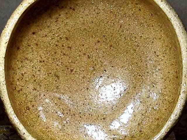 楽焼　楽吉左衛門（旦入）作　白楽茶碗　勅題　無傷　箱無。