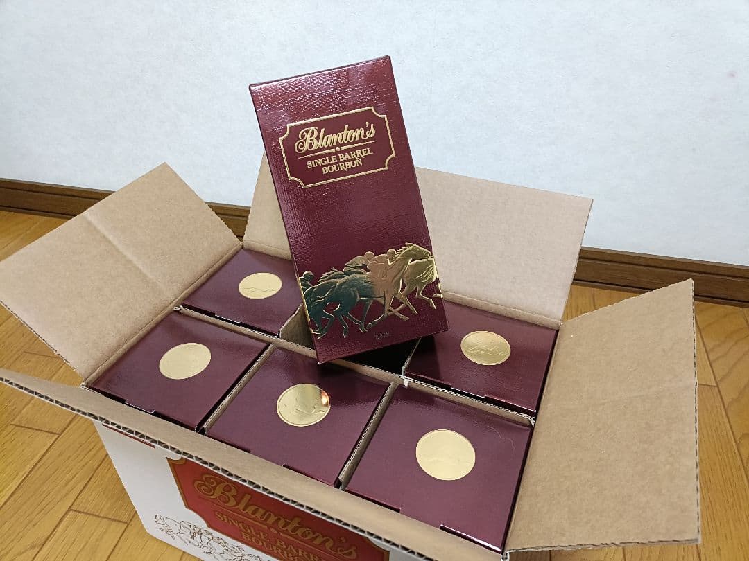 宝酒造 ブラントン シングルバレル レッド 6本 Blanton's
