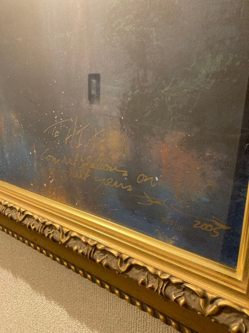 ジェームスコールマン　ティンカーベルとお城　ディズニー　Disney アート