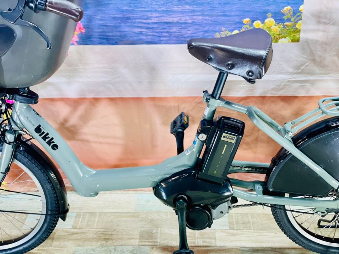 超人気！BIKKE ビッケ2020年⭐️ブリヂストン子供乗せ電動自転車Y2988