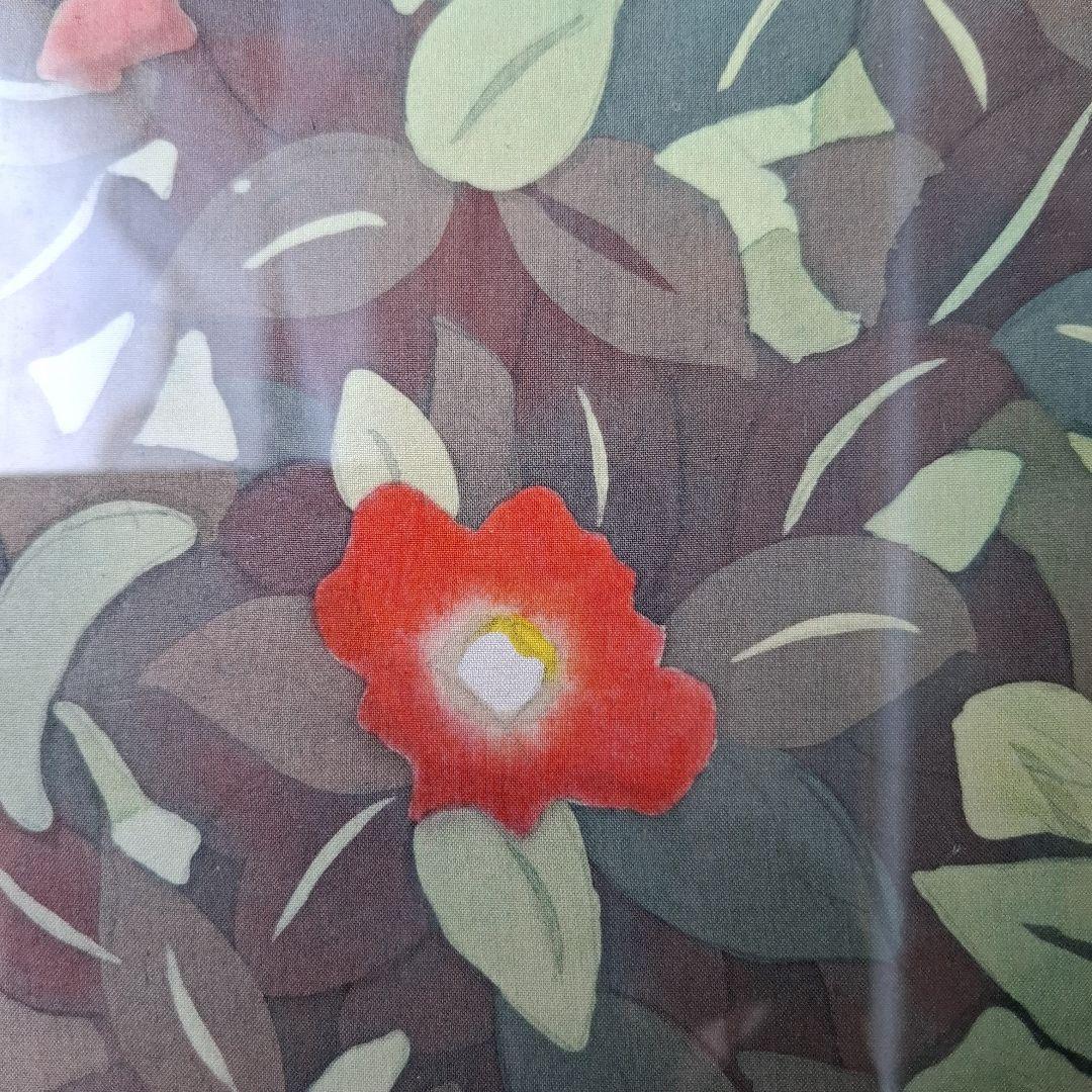 日展作家花房花子作　椿