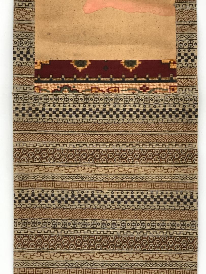 【 十返舎一九　画賛 】　　軸装　桐箱付