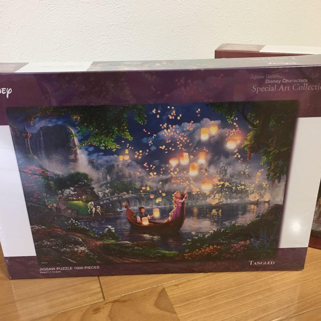 ディズニー　ラプンツェル　美女と野獣　ジグソーパズル1000ピース　新品