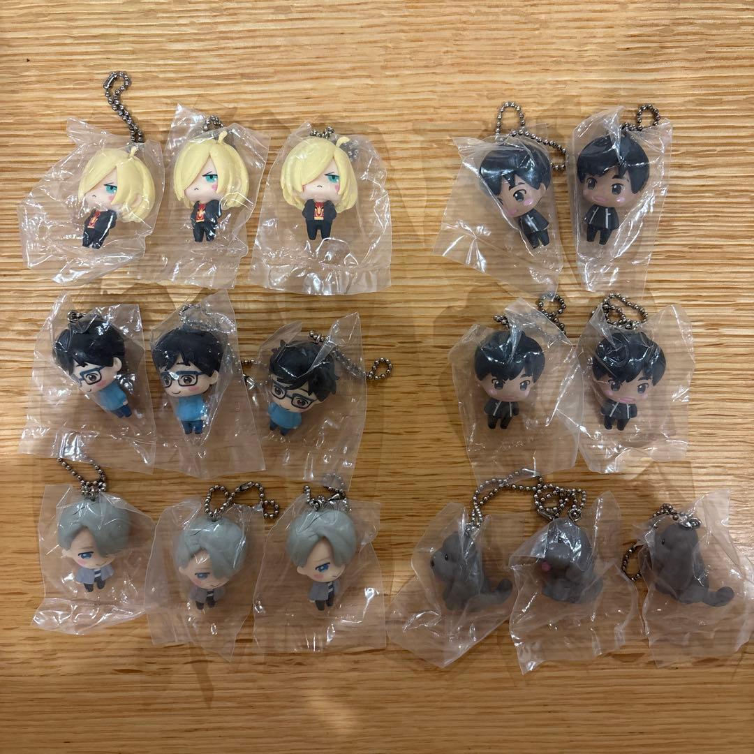 ユーリ!!! on ICE ぬいぐるみ マスコットキーホルダー ラバーストラップ