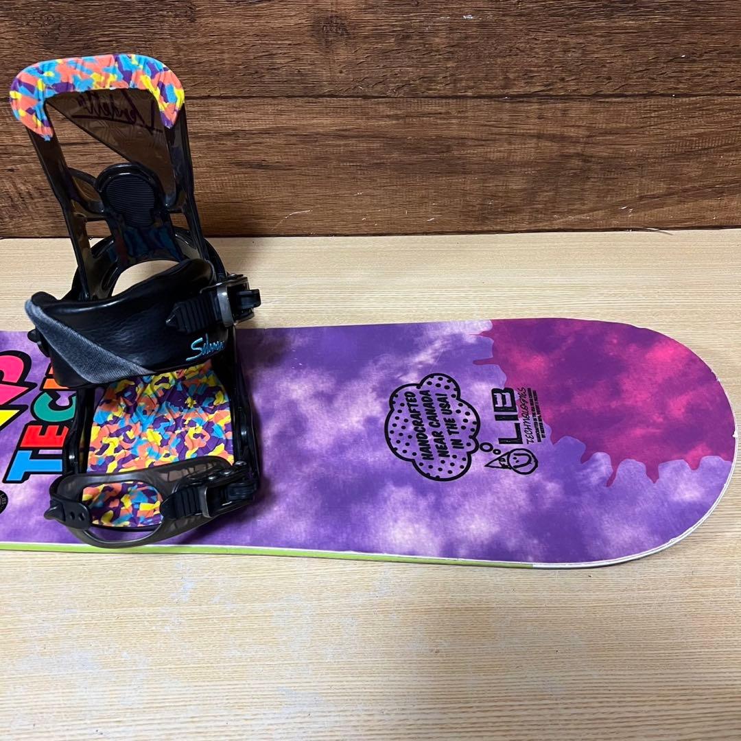 LIBTECH サロモン　初心者オススメ　レディーススノーボード4点　ブーツ無し