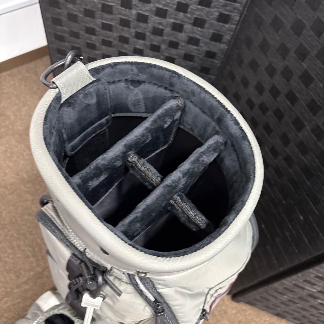 専用BRIEFING キャディバッグ グレー ヘッドカバー付き