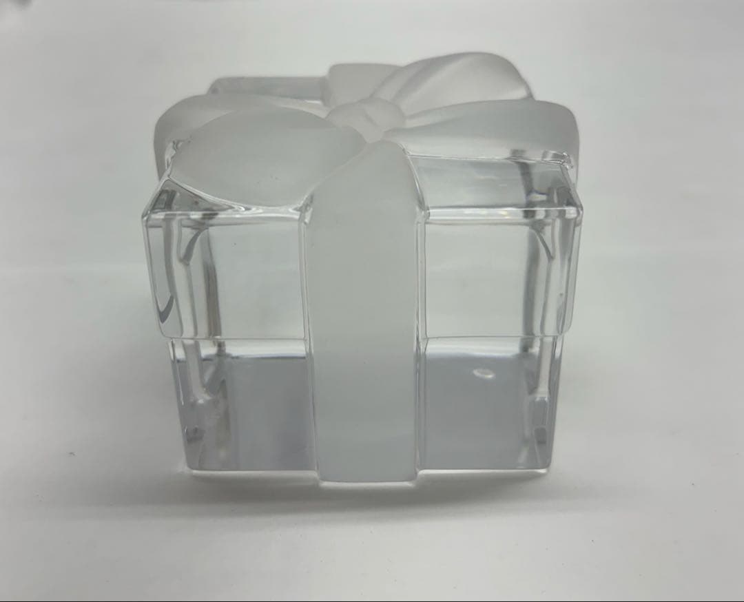 Tiffany＆Co. クリスタル　リボンボックス　ペーパーウェイト