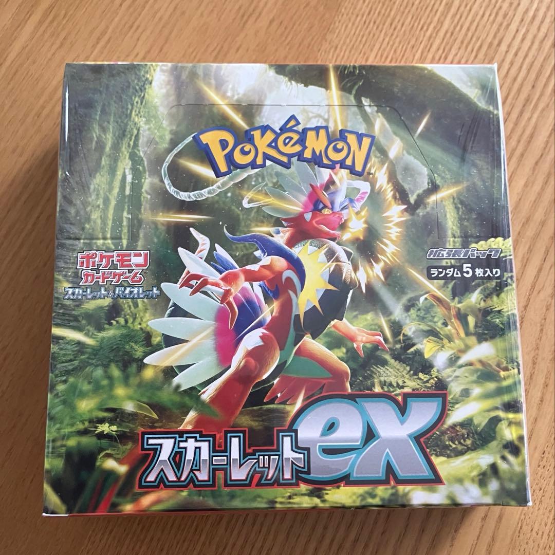 ポケモンカード　スカーレットex BOX シュリンク付き　シュリンク　未開封