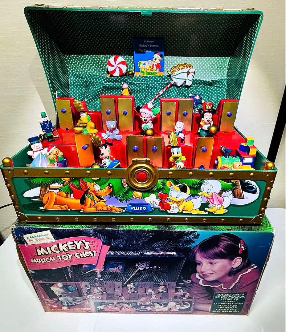 ディズニー ミッキー ミュージカル トイチェスト オルゴール★箱付き★