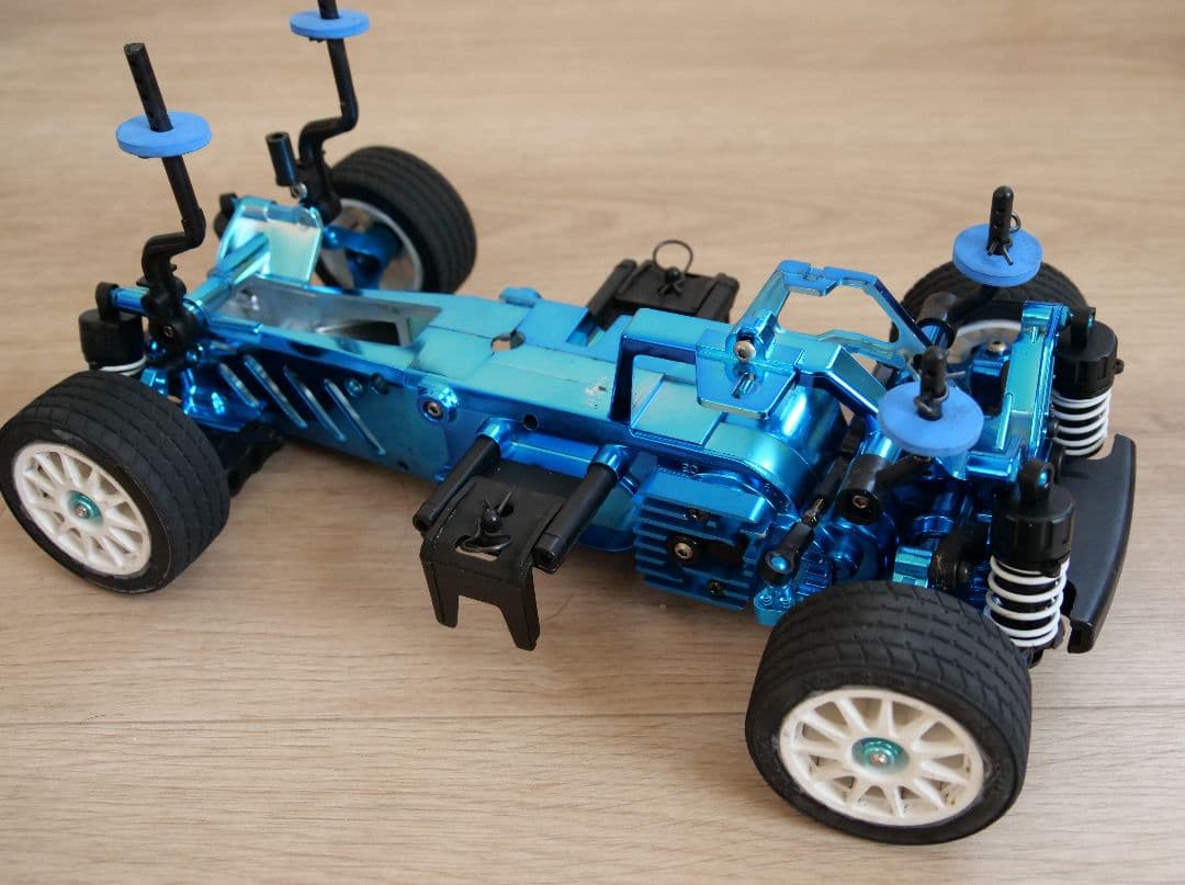 タミヤ　MO3R　限定ブルーメッキバージョン