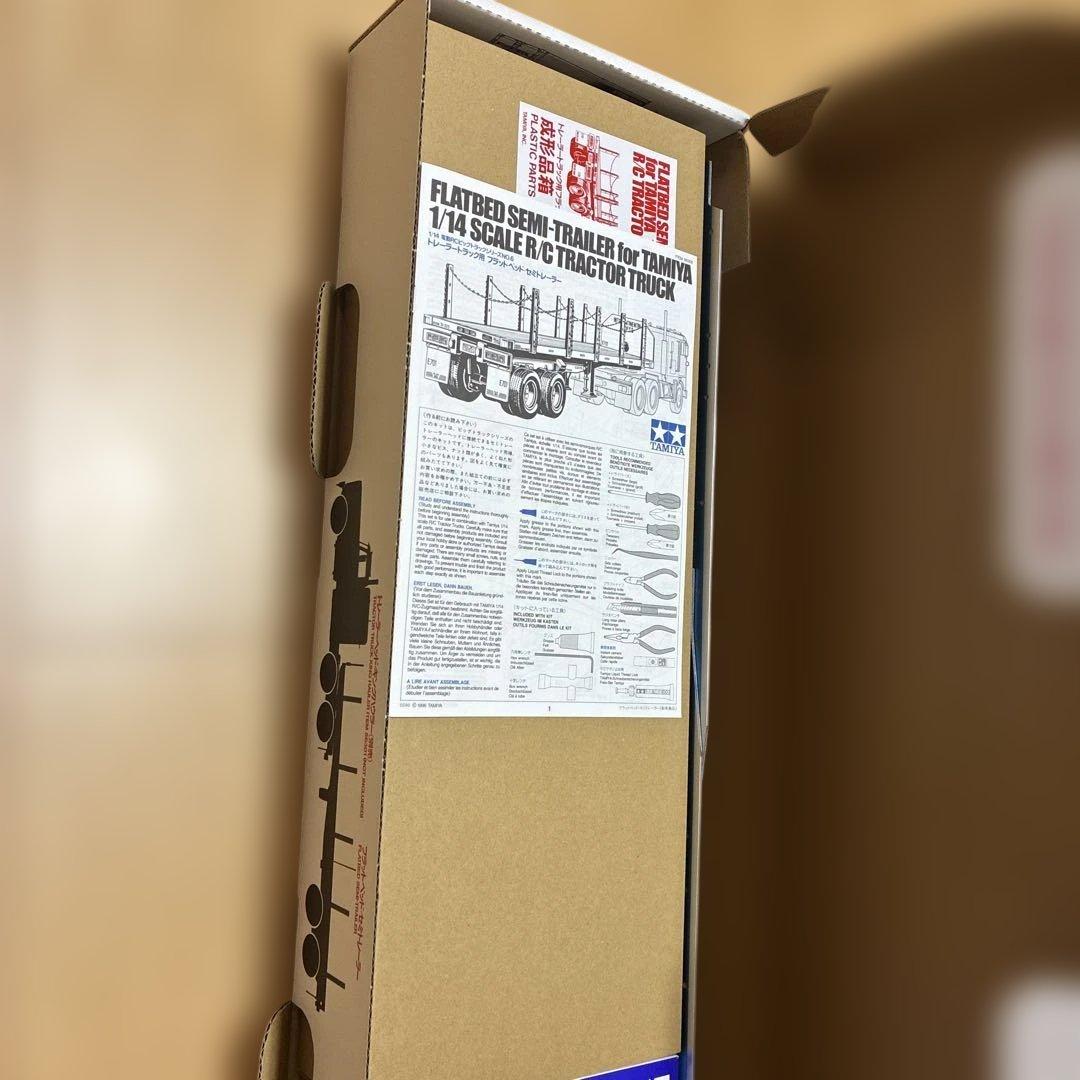 ホビーラジコン Tamiya 1/14 Scale Flatbed Semi-Trailer