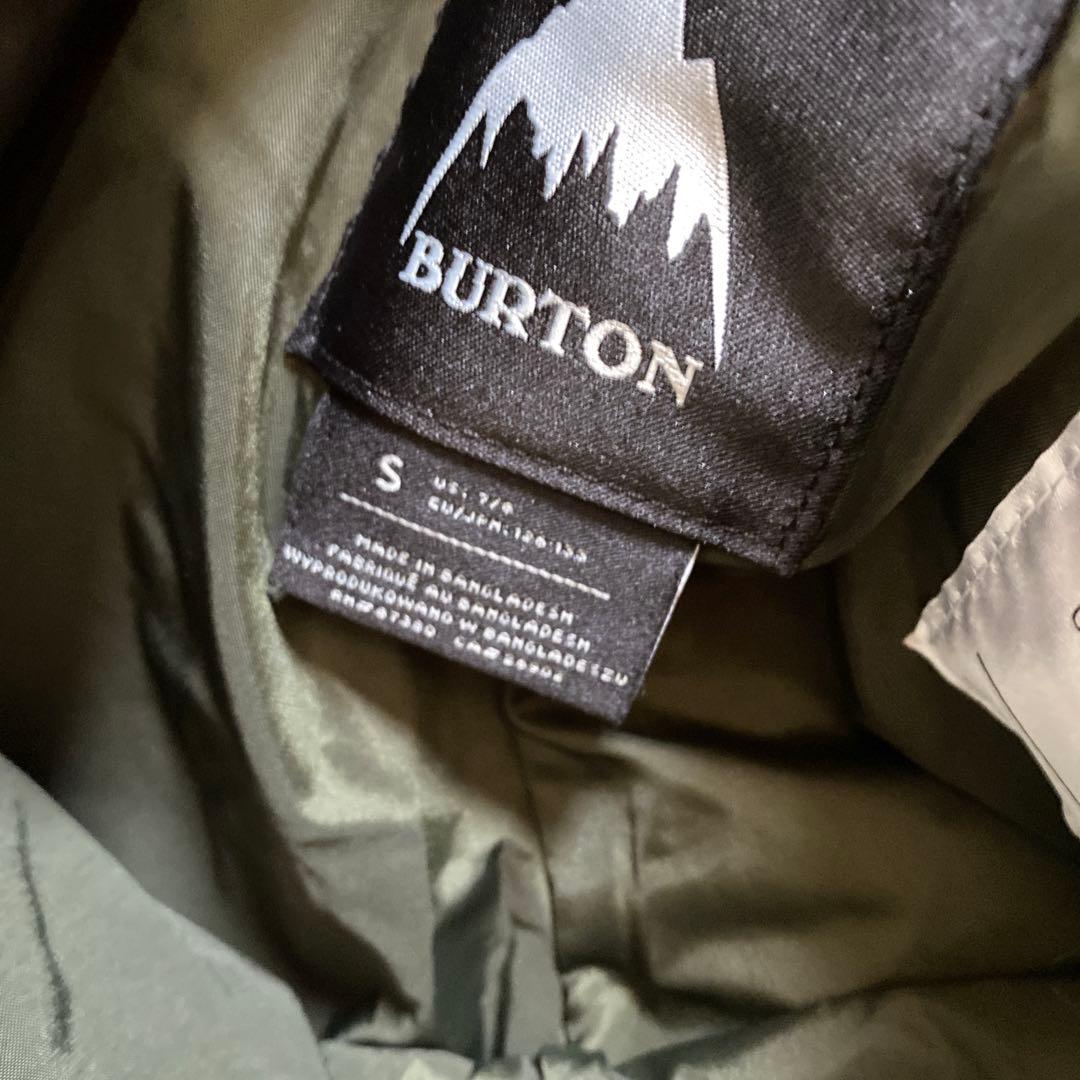 【130cm】BURTON キッズ スノーボードウエア　パンツ　マスタード