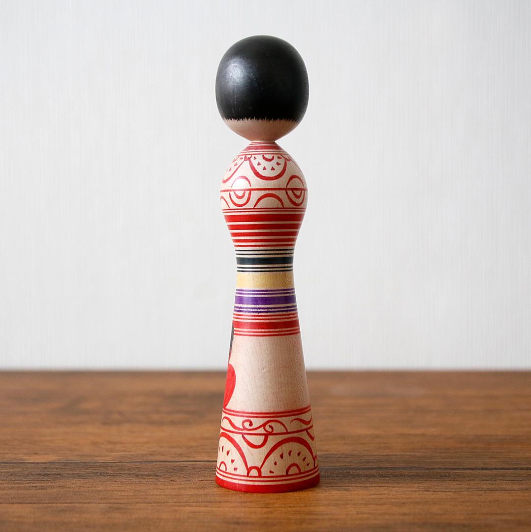 奥瀬鉄則 津軽こけし（23cm / 9in）