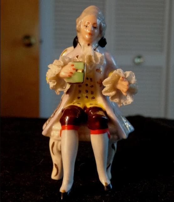 #3943【希少な置き物】アンティーク 初期 マイセン・ドレスデン 1725年製