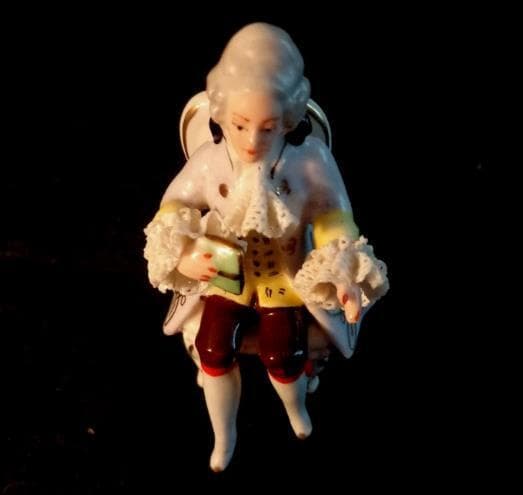 #3943【希少な置き物】アンティーク 初期 マイセン・ドレスデン 1725年製