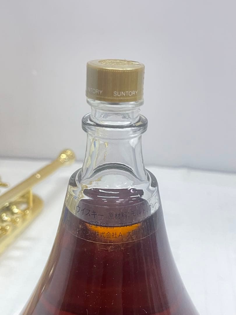 未開栓 サントリー ウイスキー 響 90周年 限定 トランペットボトル　35