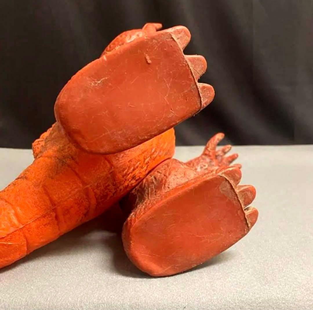 【昭和当時物】■ブルマァク風 パチ ジャイアントサイズ ゴジラ ポリ製