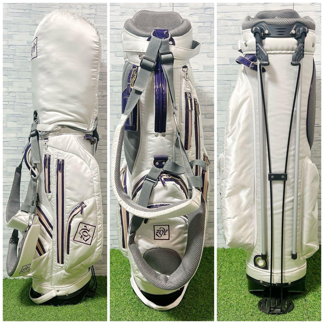 ZOY ゾーイ ゴルフ キャディバッグ スタンド式 クッション素材 軽量 6分割