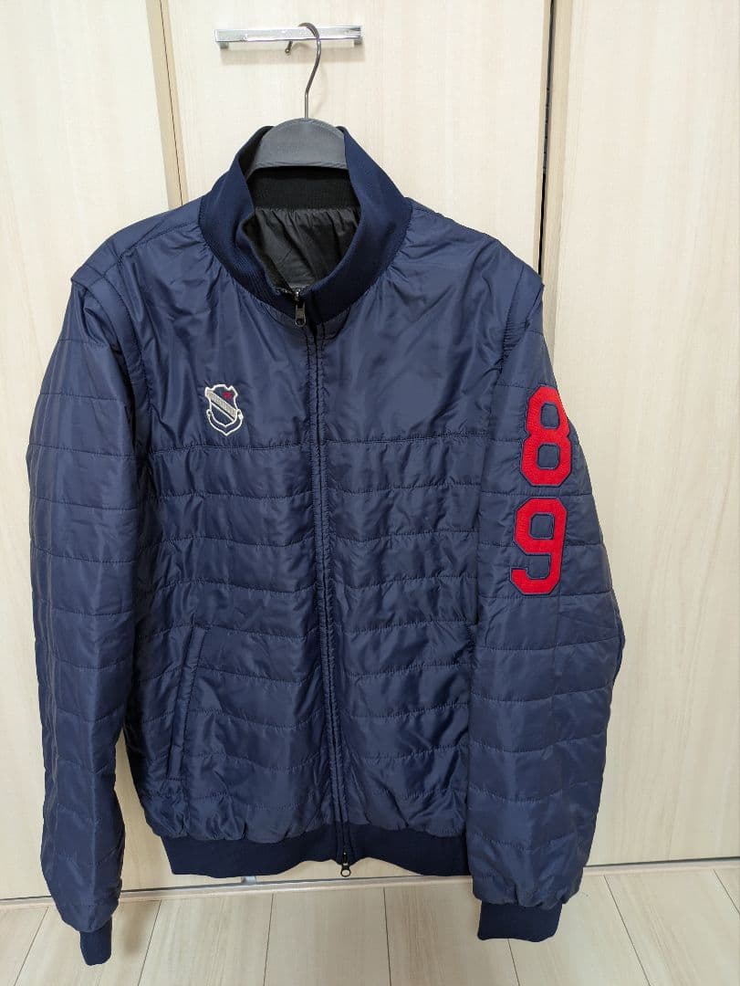 パーリーゲイツ 4WAY　中綿ジャケット　リバーシブル 紺＆黒　サイズ6 　美品