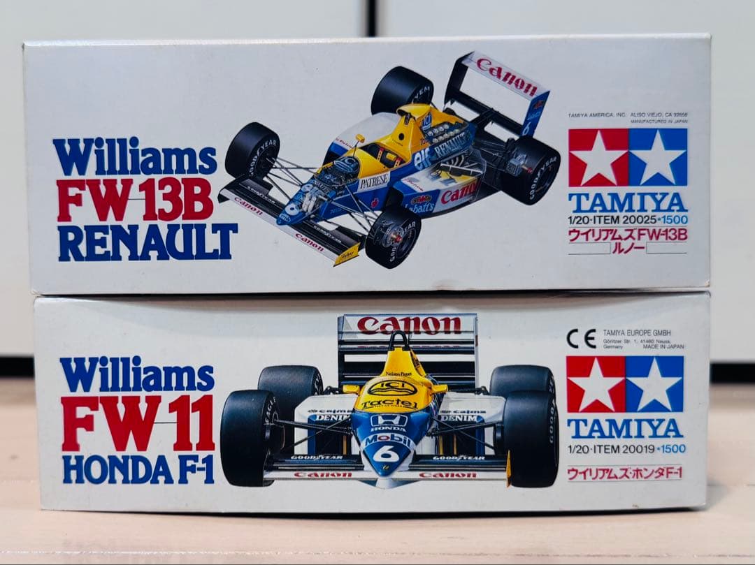 オ*ン様 【未組立】タミヤ　ウィリアムズ　2台セット　1/20