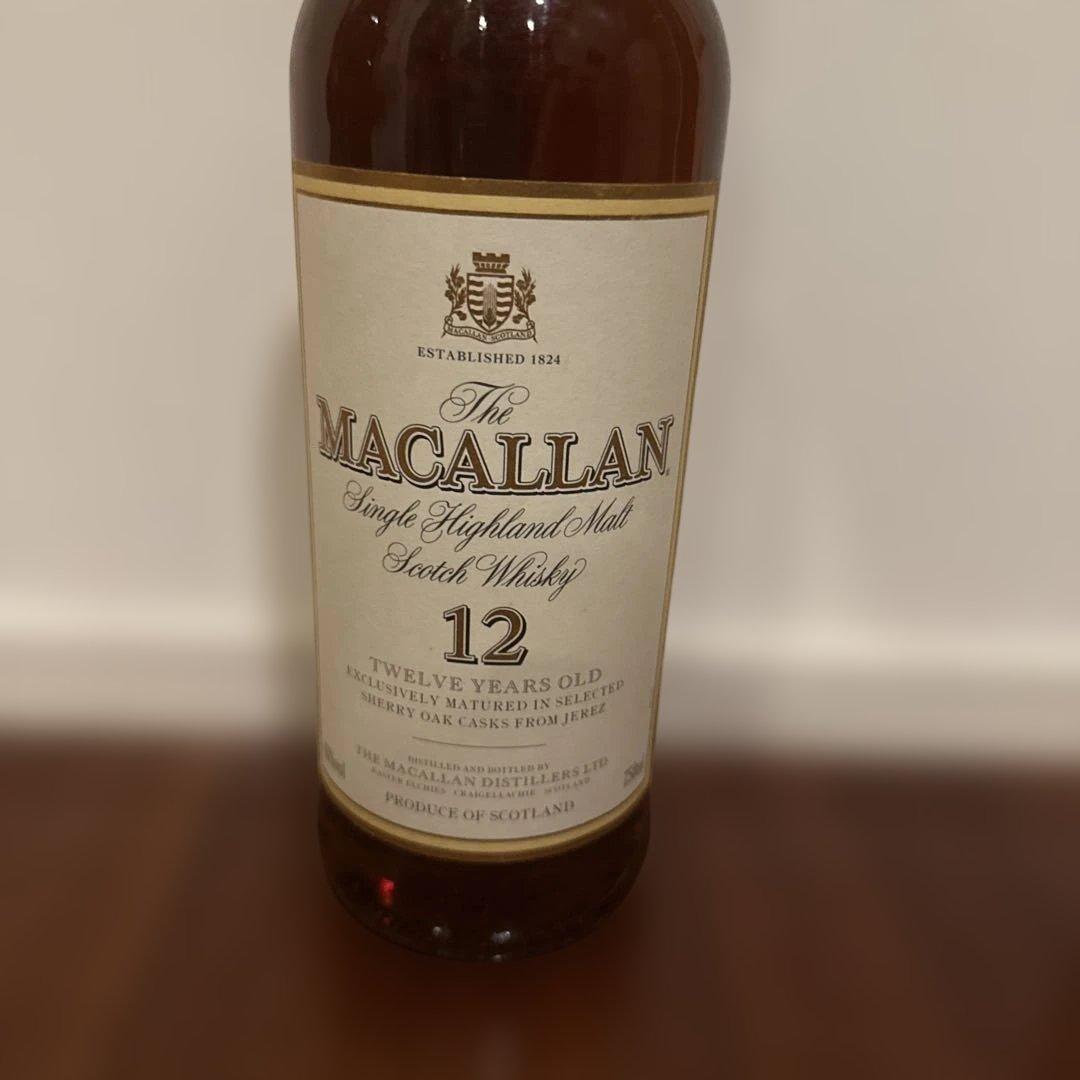 旧ボトル The Macallan 12 Year Old マッカラン12年