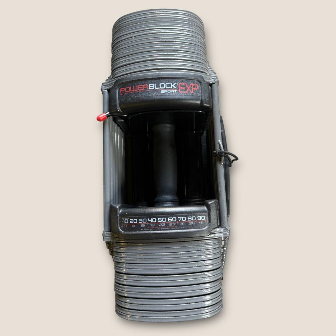 POWER BLOCK パワーブロック　可変　ダンベル　41kg スタンド付き
