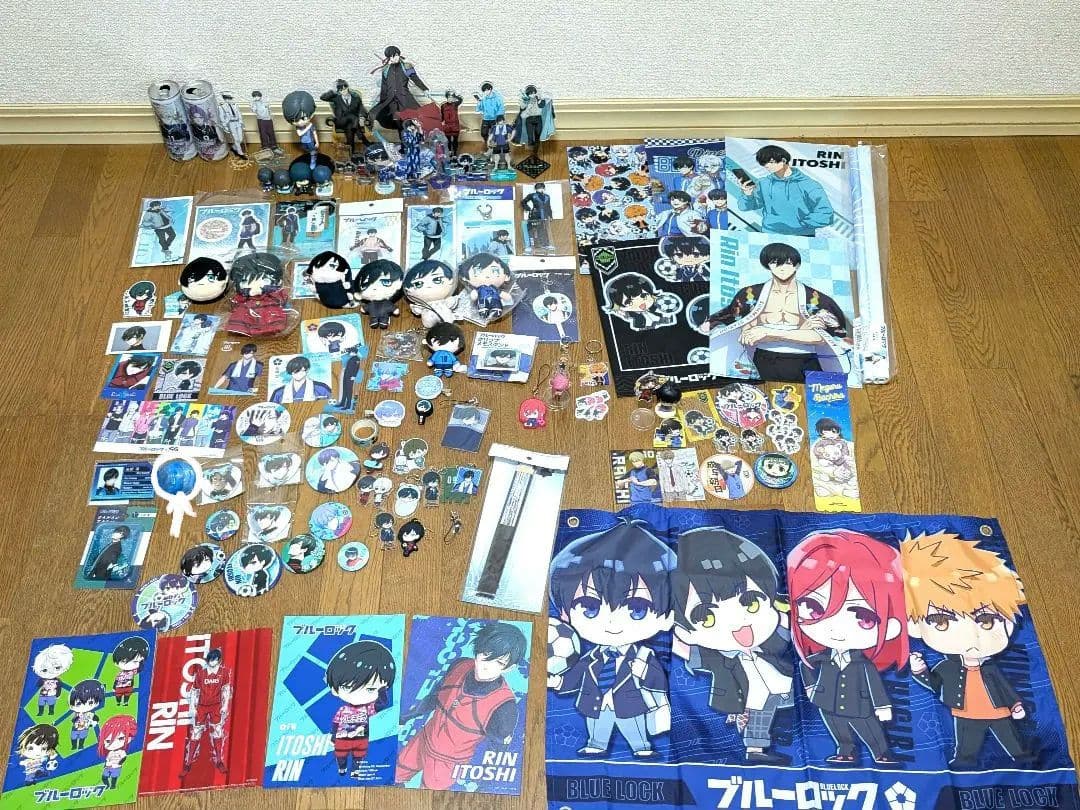 値下げブルーロック糸師凛他キャラクターグッズ大量まとめ売り(新品・未開封あり)
