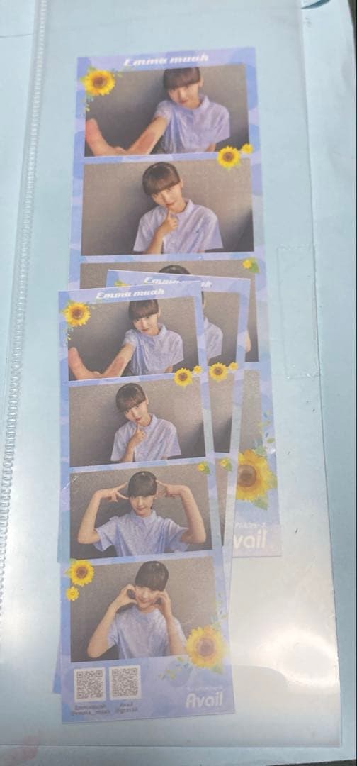 希少世界に10枚 あいなちゃんプリクラ風プロマイド