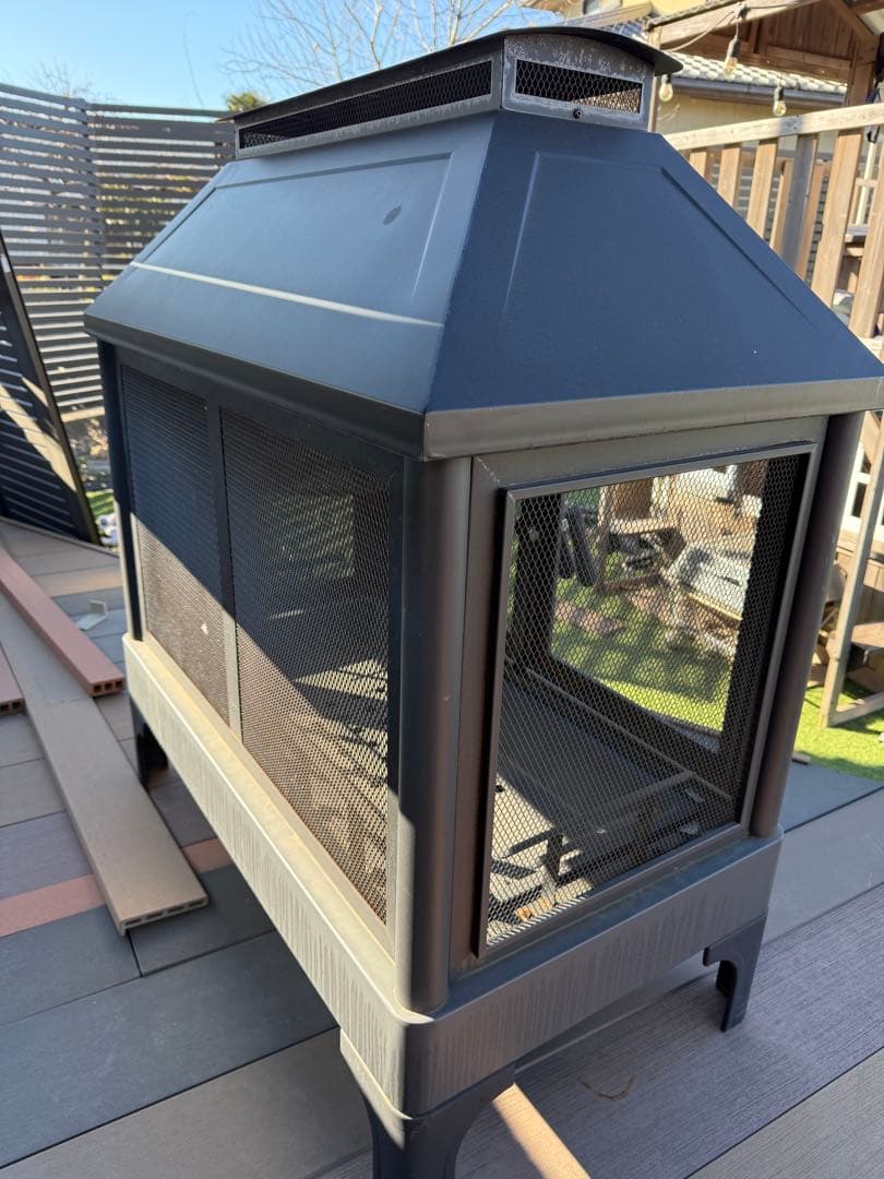 グリル付き　薪ストーブ