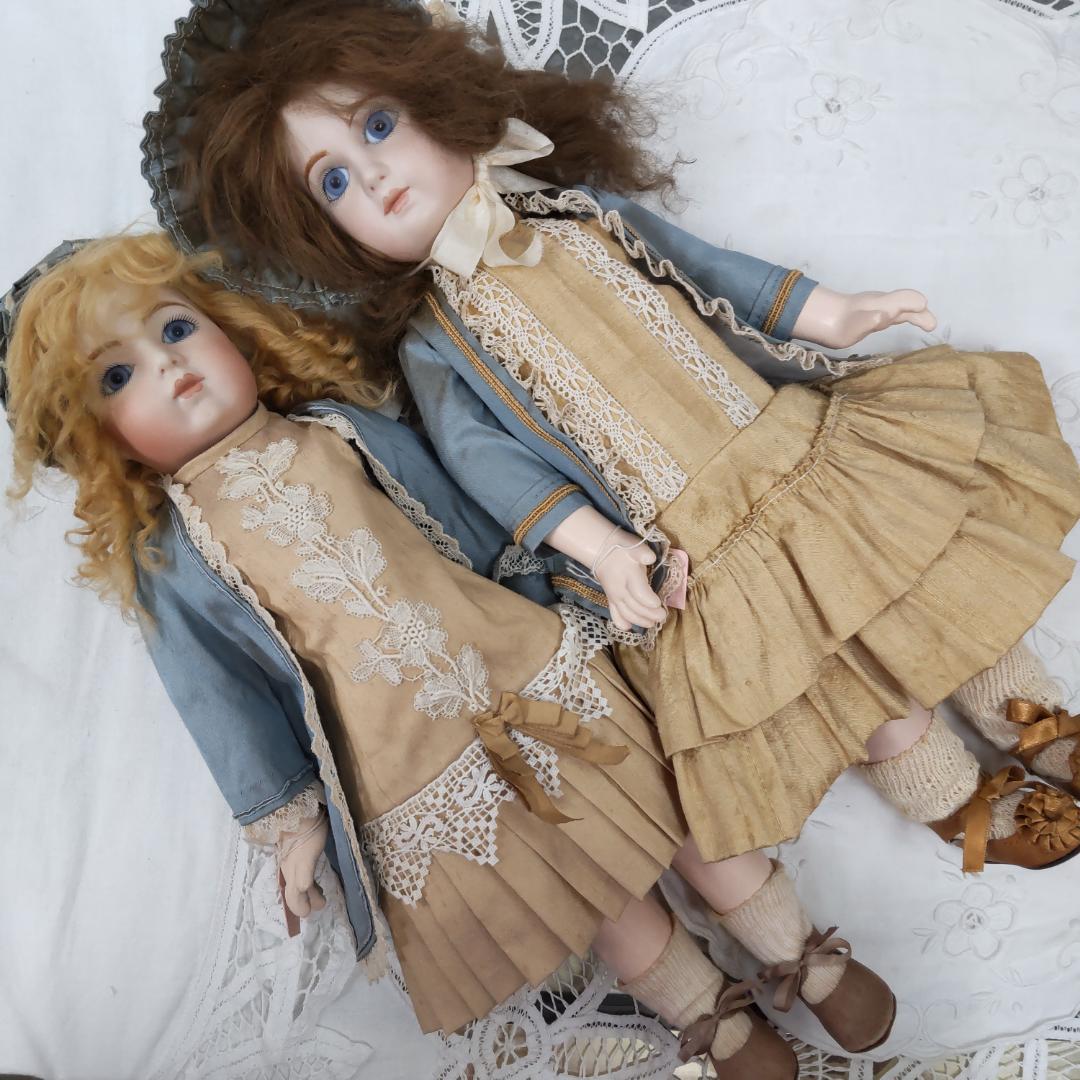 ブリュ　ジュモー　アンティークリプロ　　双子コーデ