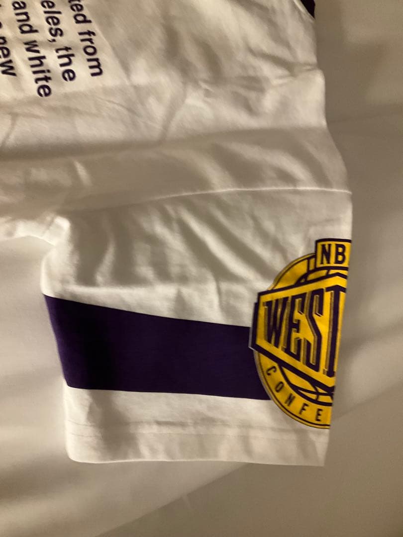 NBA LAKERS 八村塁レイカーズ両面プリントT新品USA Sサイズ