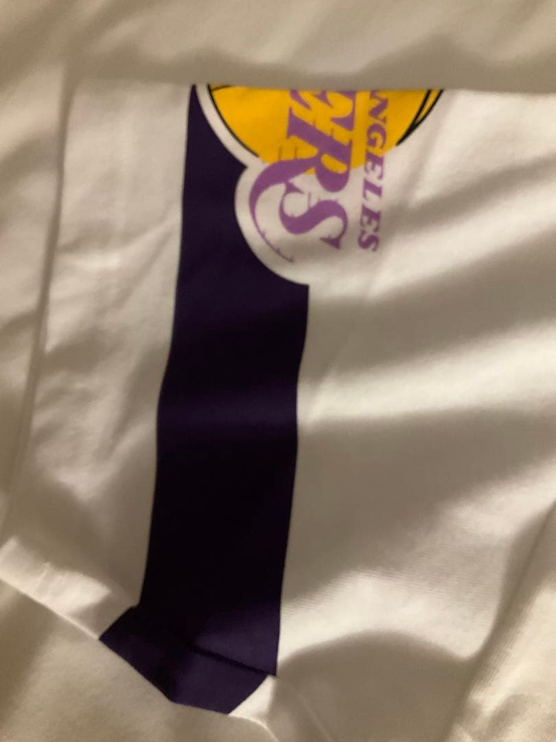 NBA LAKERS 八村塁レイカーズ両面プリントT新品USA Sサイズ