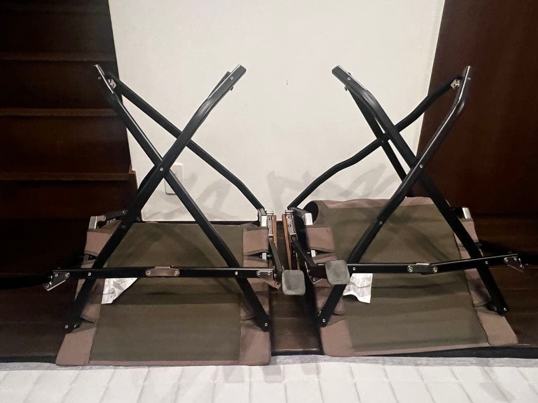 【美品】スノーピーク　ローチェアショートグレー色 2脚セット