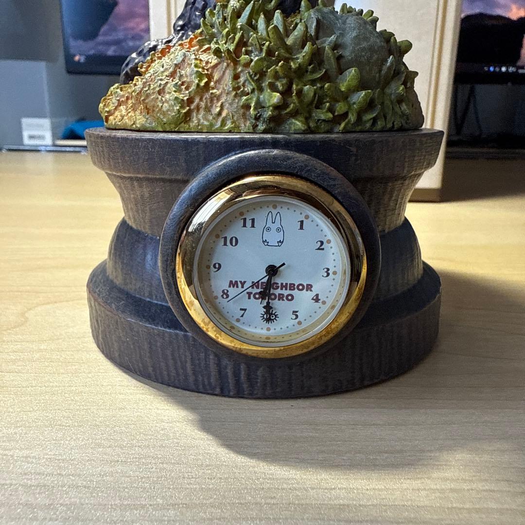 となりのトトロ ジオラマ置時計 松の木の上で トトロ30周年記念