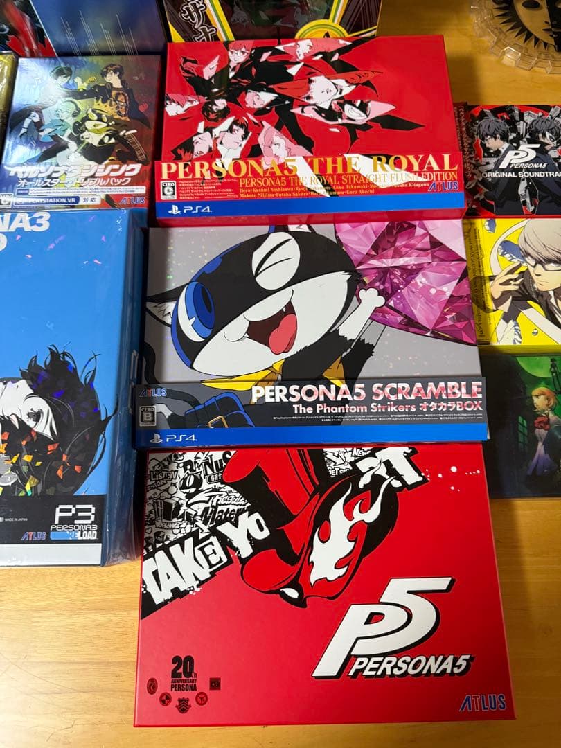 ペルソナ3 ペルソナ4 ペルソナ5 フィギュア　ゲーム　サウンドトラック