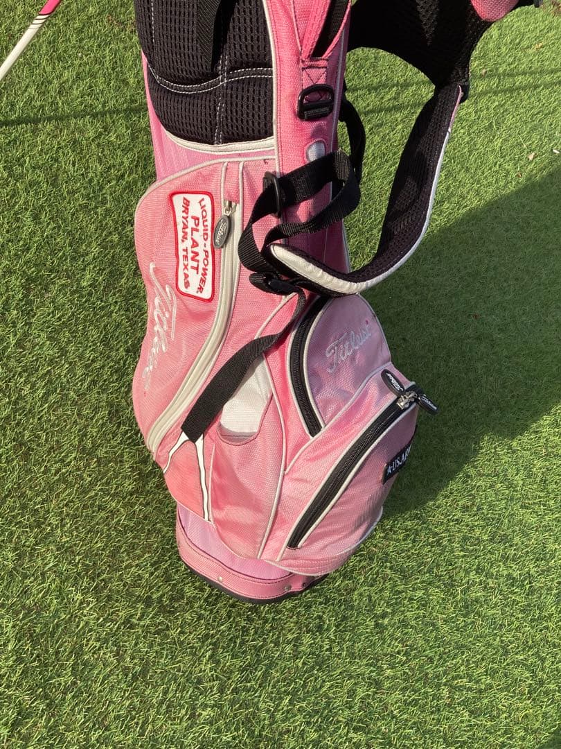 Titleist ピンク ゴルフバッグ