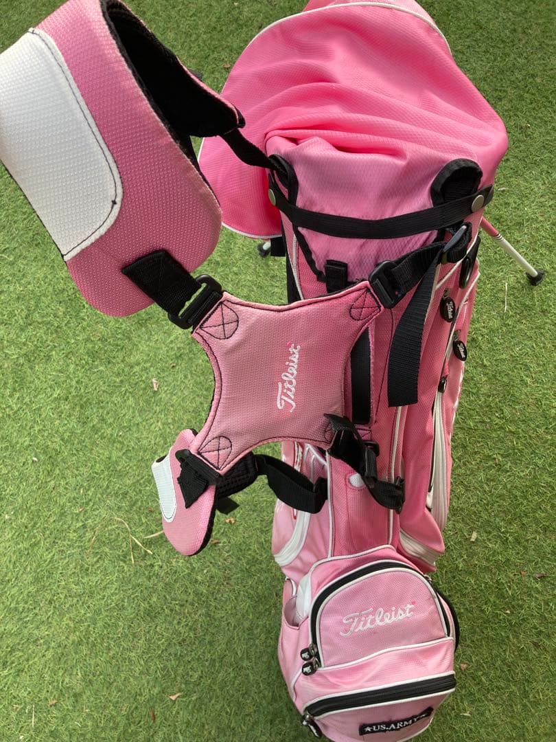 Titleist ピンク ゴルフバッグ