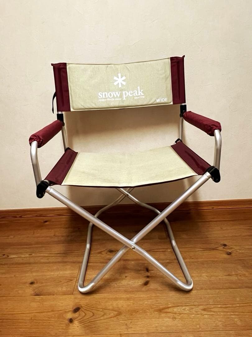 【廃盤】スノーピーク FDチェア ワイド 旧カラー 正規品