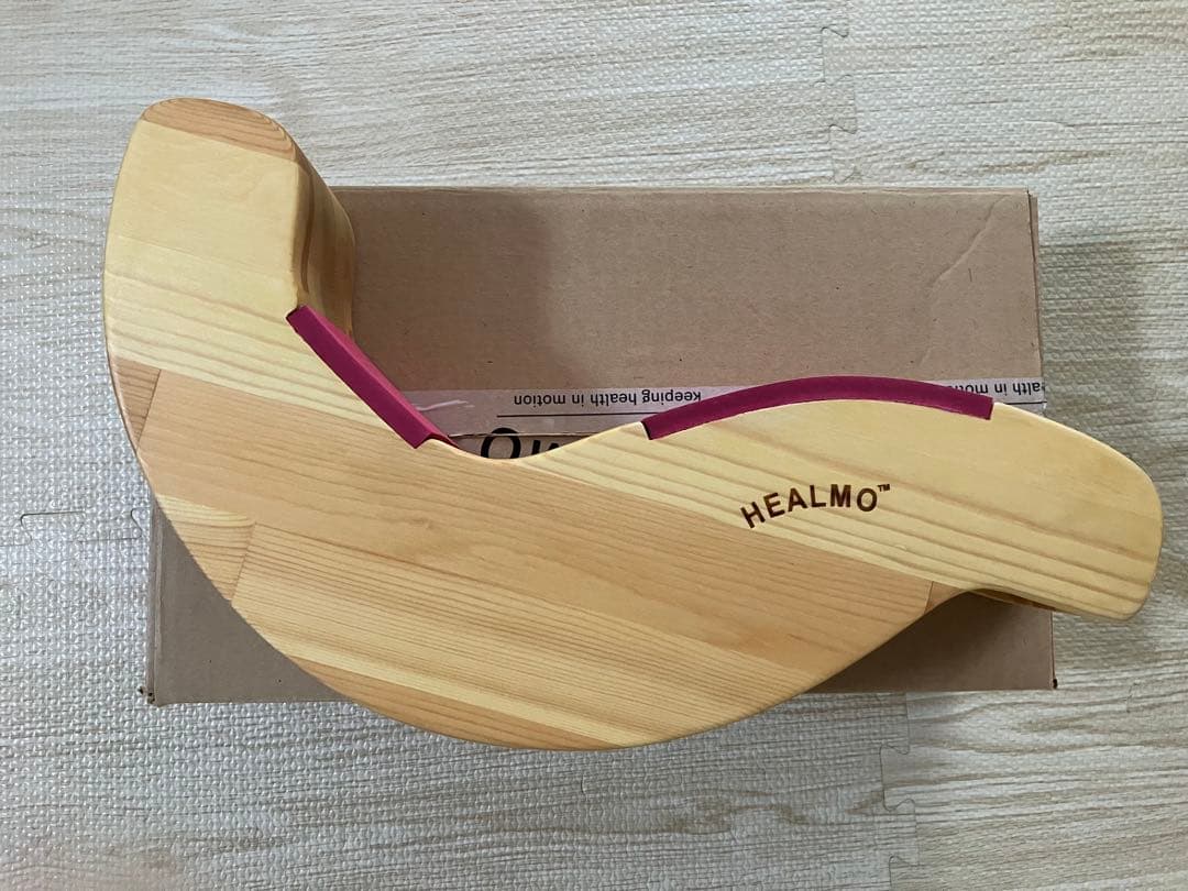HEALMO バランスボード 木製 曲線デザイン