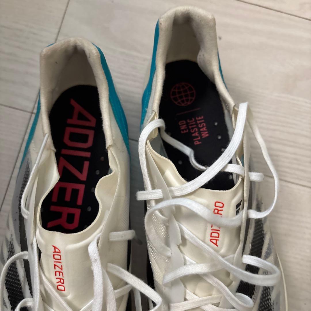 ADIZERO sp2スパイクシューズ ホワイト/グレー/ブルー　29.0cm