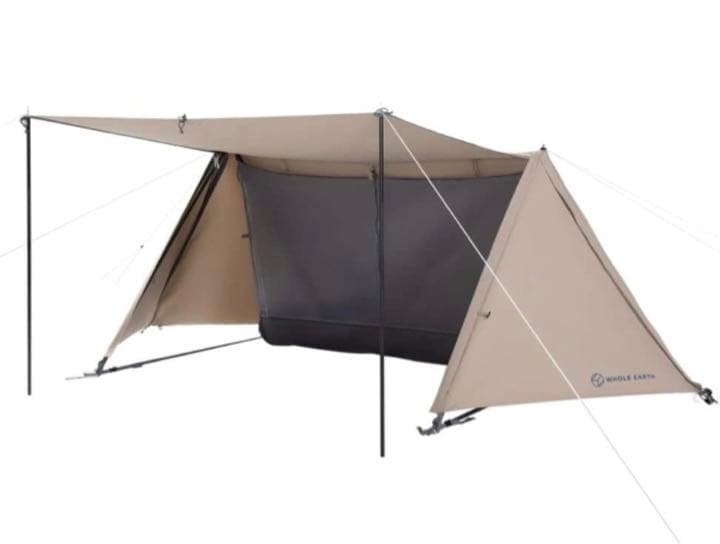 パップテント新品未開封二又ポールTC本格派ホールアース
