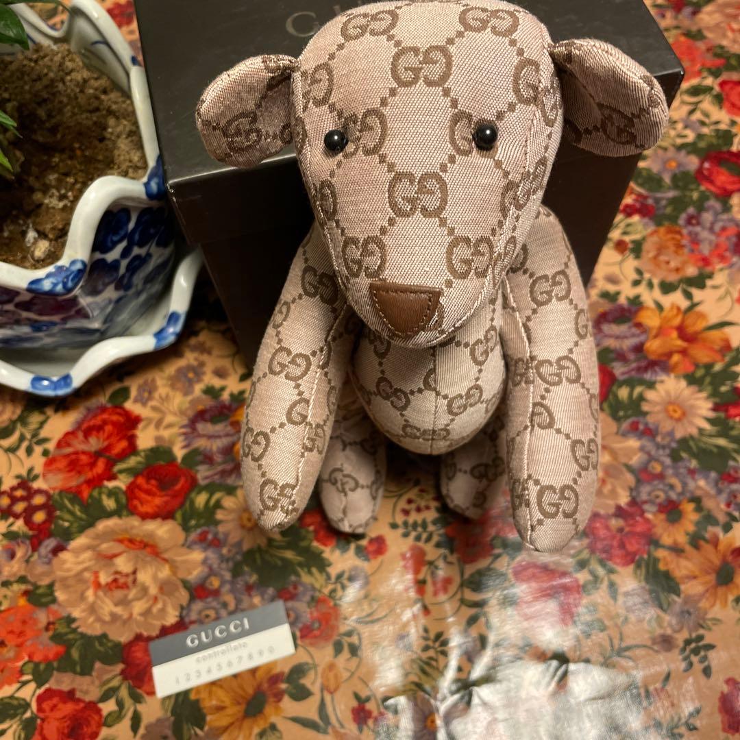 グッチ　テディベア　グッチ柄