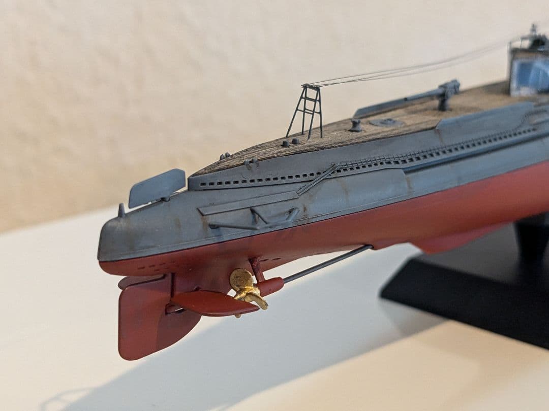 タミヤ1/350伊-400スペシャルエディション完成品　ケース付き