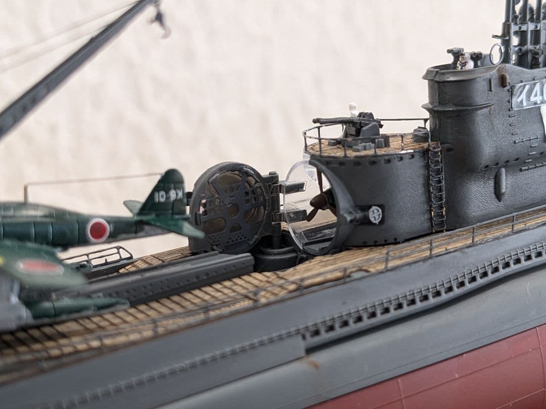 タミヤ1/350伊-400スペシャルエディション完成品　ケース付き