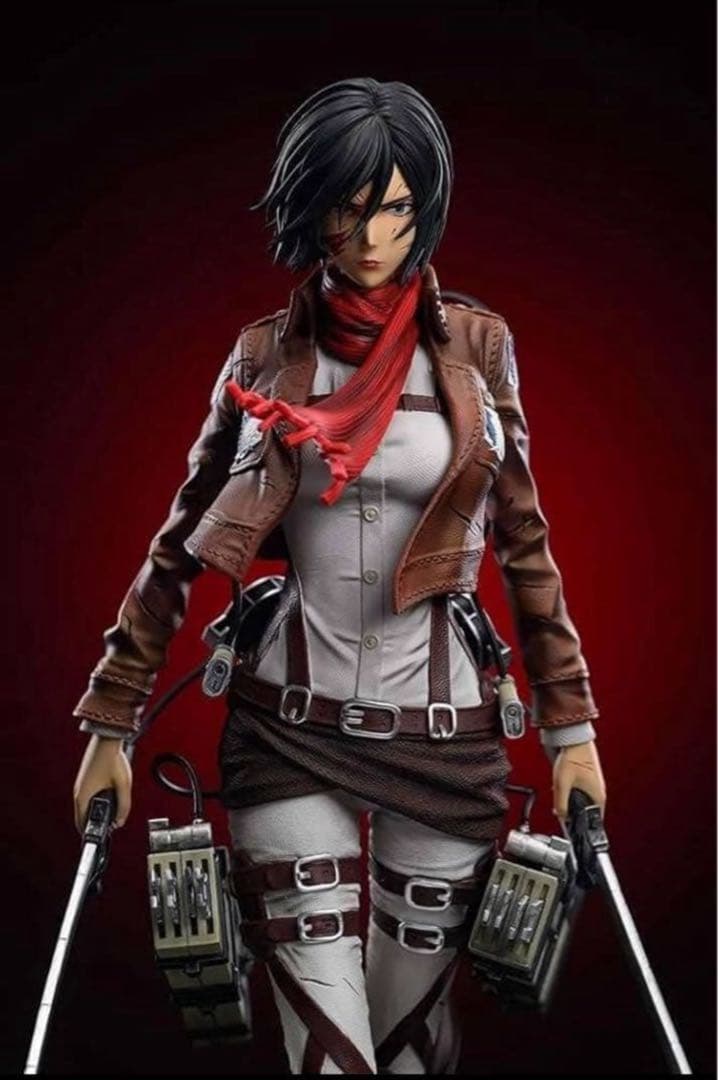 進撃の巨人ガレージキット　ミカサ・アッカーマン スタチュー　フィギュア