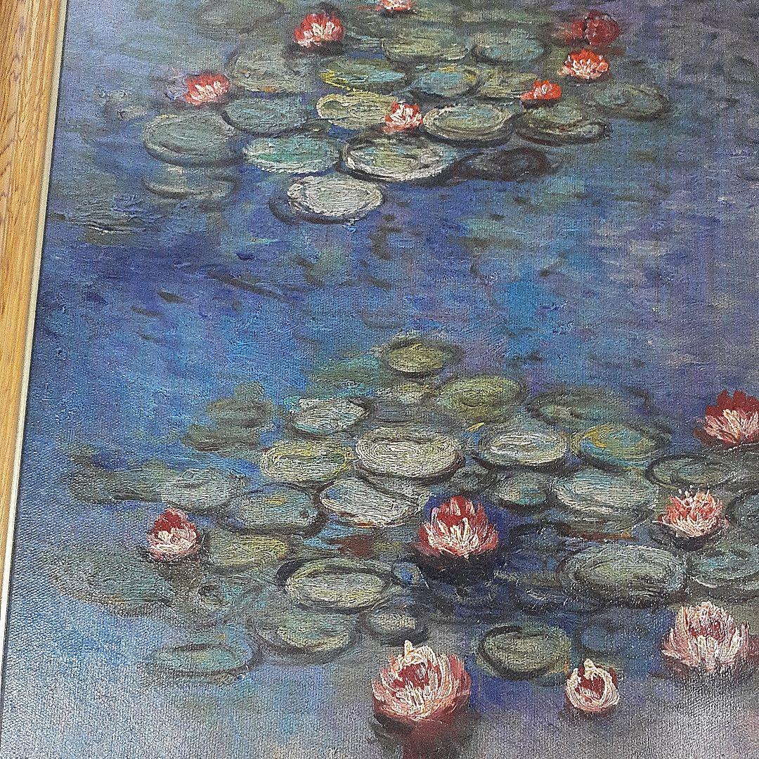 水蓮の油絵です